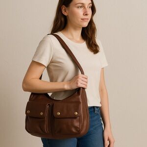 Not Rational leather hobo bag